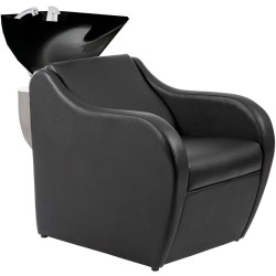 Lavacabezas Peluqueria Faid Negro Ceramica Negra