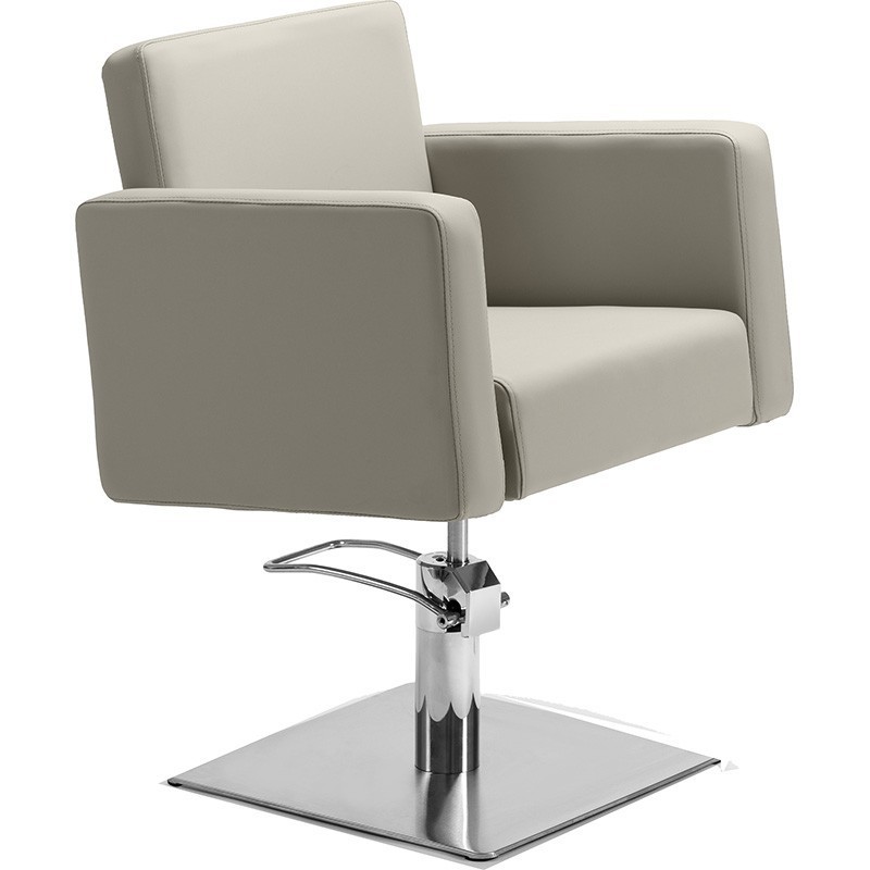 Cadeira de Cabeleireiro LERA Cinza Claro - Pedra