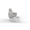 Sillon Pedicura Blanco Agate Bañera Blanca