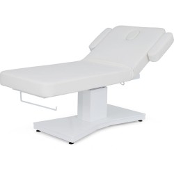 Camilla Masaje Spa Electrica 1 Motor Goid Blanca Base Blanca