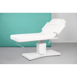 Camilla Masaje Spa Electrica 1 Motor Goid Blanca Base Blanca
