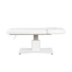 Camilla Masaje Spa Electrica 1 Motor Goid Blanca Base Blanca