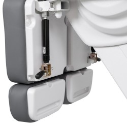 Cadeira de Pedicure e Podologia de 3 Motores Serenity Cinza