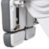 Cadeira de Pedicure e Podologia de 3 Motores Serenity Cinza
