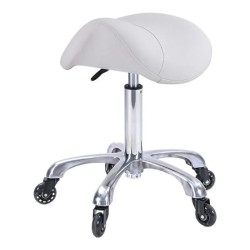 Banqueta Sem Encosto Silent Organic Branco