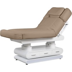 Camilla masaje Spa electrica 4 motores Post Beige con calefaccion
