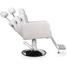 Sillon maquillaje peluqueria Noor blanco