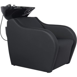 Lavacabezas Peluqueria Wisp Negro Ceramica Negra