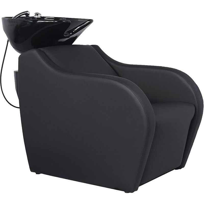 Lavacabezas Peluqueria Wisp Negro Ceramica Negra