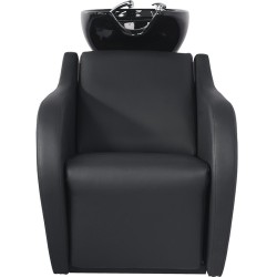 Lavacabezas Peluqueria Wisp Negro Ceramica Negra