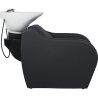 Lavacabezas Peluqueria Wisp Negro Ceramica Blanca