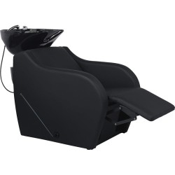 Lavacabezas Peluqueria Wisp Manual Negro Ceramica Negra