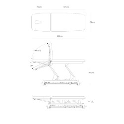 Camilla Electrica Tratamiento Fisioterapia Titan 301