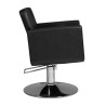 Sillon de Peluqueria Chic Q Negra Base Redonda