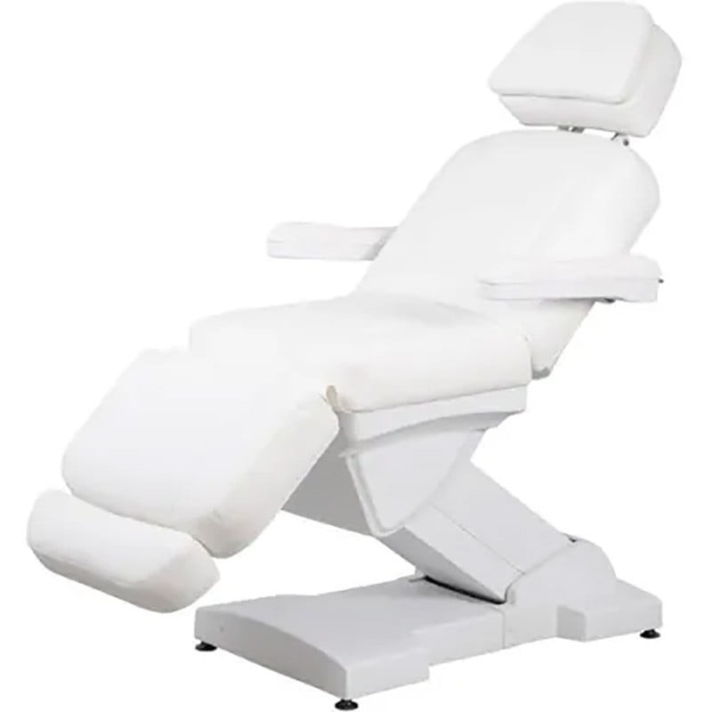 Camilla Estetica Electrica 4 Motores Ricle Blanca con Calefaccion