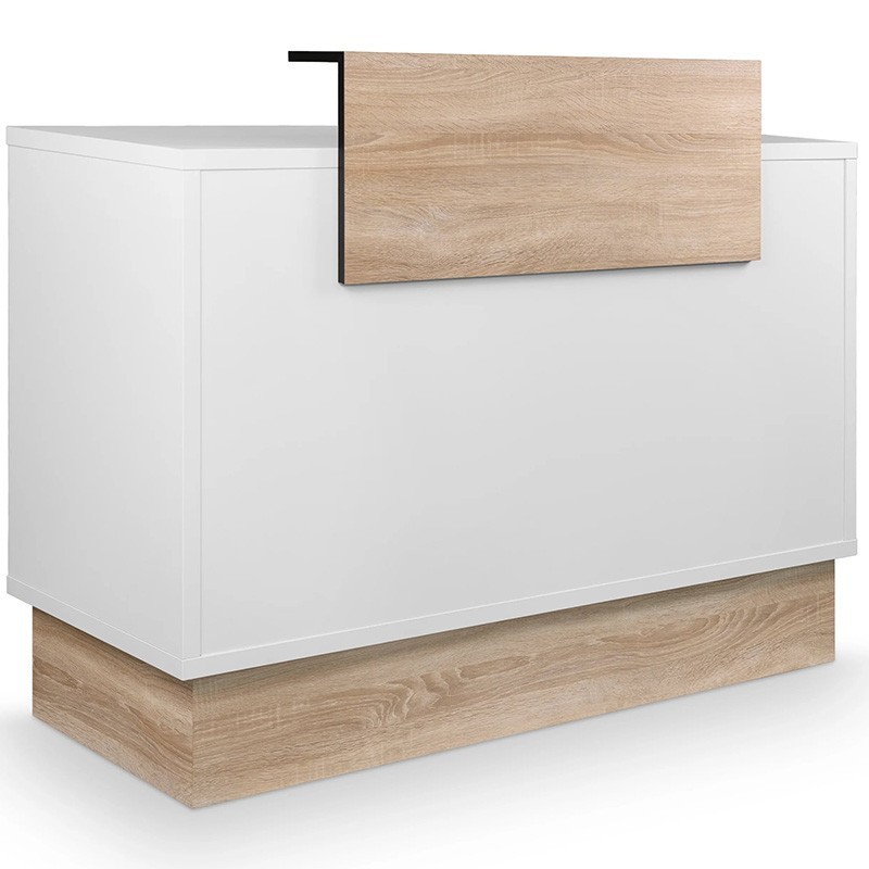 Recepcion Peluqueria Barberia Thierry Blanco - Madera