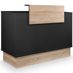 Recepcion Peluqueria Barberia Thierry Negro - Madera