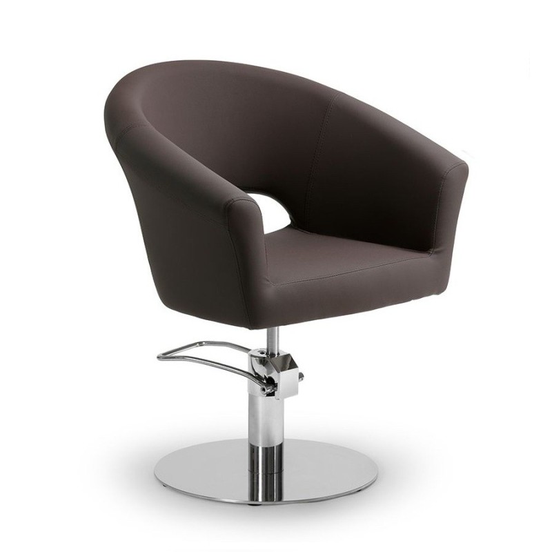 Poltrona de Corte de Cabelo Arcel Marrom