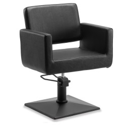 Sillon Corte Peluqueria PATRICK Negro Base Negra