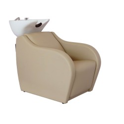 Lavacabezas Peluqueria Wisp Electrico Beige Ceramica Blanca