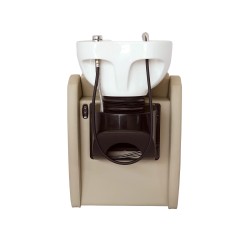 Lavacabezas Peluqueria Wisp Electrico Beige Ceramica Blanca