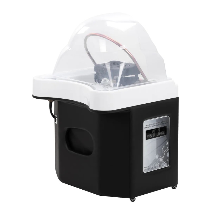 Lavacabeças Head Spa portátil com cascata, vapor e cromoterapia