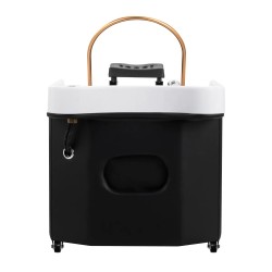 Lavacabeças Head Spa portátil com cascata, vapor e cromoterapia