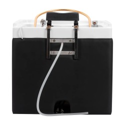 Lavacabeças Head Spa portátil com cascata, vapor e cromoterapia