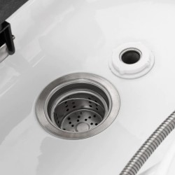 Lavacabeças Head Spa portátil com cascata, vapor e cromoterapia