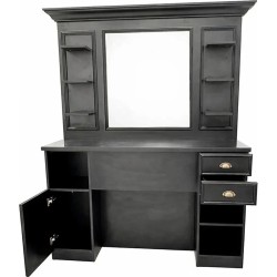 Tocador Barberia Bansa Negro