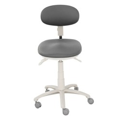 Taburete Con Respaldo SWAY Gris