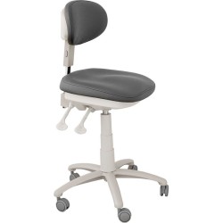 Taburete Con Respaldo SWAY Gris