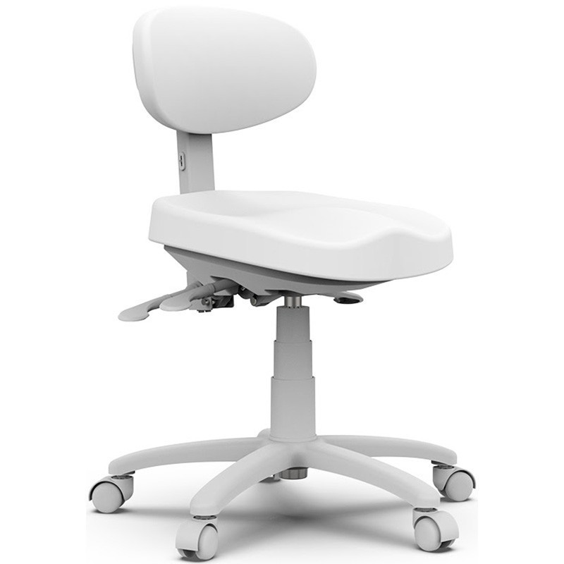 Taburete Con Respaldo SWAY Blanco