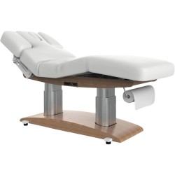 Camilla Masaje Spa Electrica 4 Motores LIPS Madera Clara con Calefacci