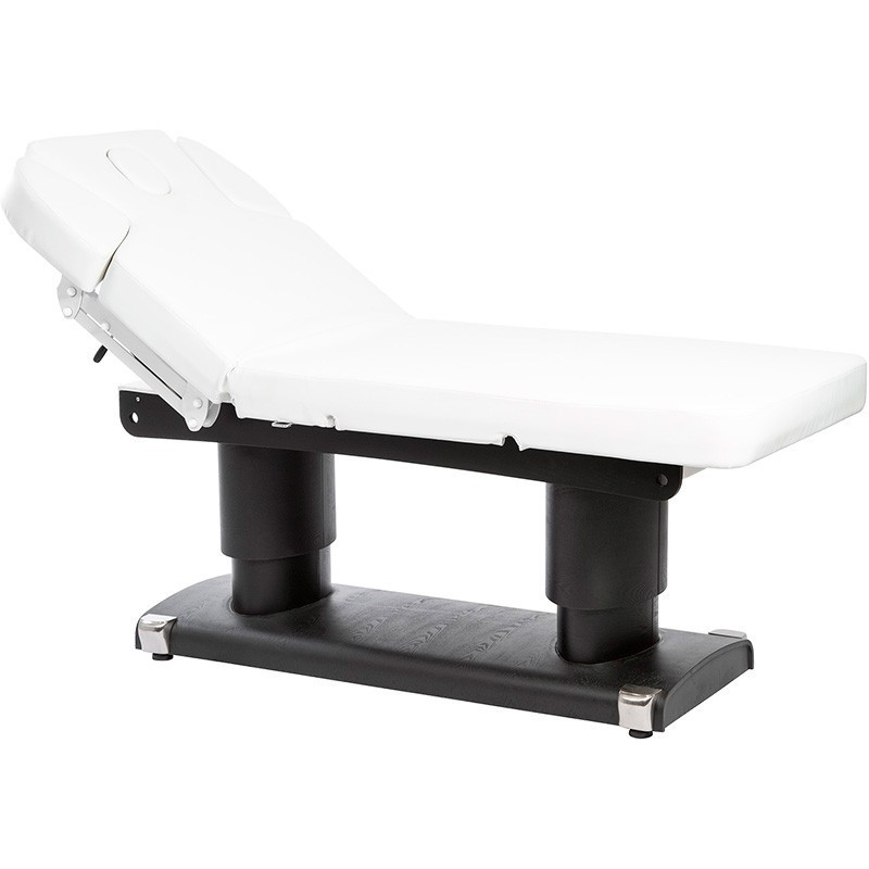 Camilla Electrica Spa Qaus Blanca con Calefaccion ( Base negra )