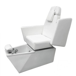 Sillon Pedicura Blanco Agate Bañera Blanca