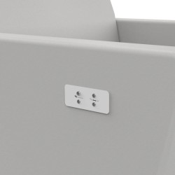 Sillon Pedicura Blanco Agate Bañera Blanca