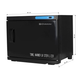 Calentador Toallas Negro 23 L