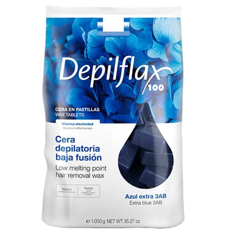 Depilfax Cera Depilatoria Baja Fusion Azul