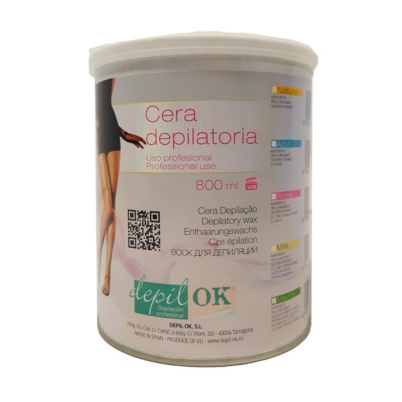 Lata Cera Caliente Templada Menta 800 gr