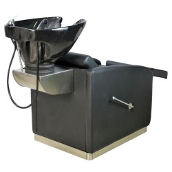 Lavatório de Cabeleireiro Viola Preta Elevação Manual