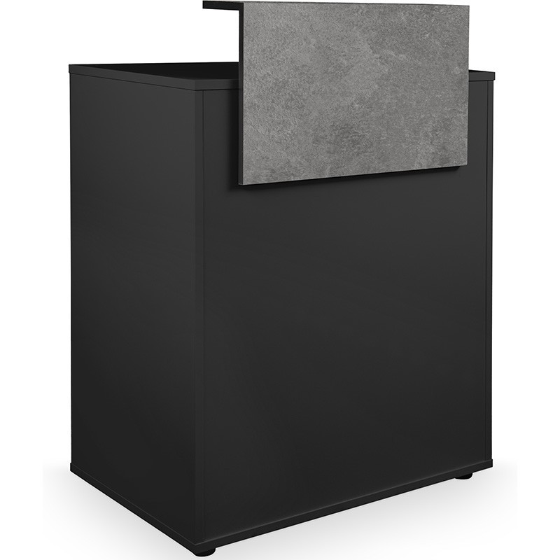 Recepcion Peluqueria  Barberia Dylan Negro - Hormigon