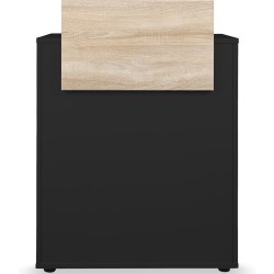 Recepção Cabeleireiro Barbearia DYLAN Preto - Madeira