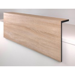 Recepcion Peluqueria  Barberia Dylan Blanca- Madera