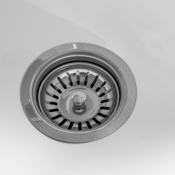 Rampa de Lavagem Knot Preta com Cuba Branca