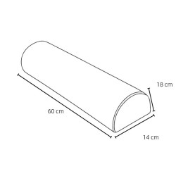 Almofada de Fisioterapia Postural Meia-Lua LUNE Cinzento