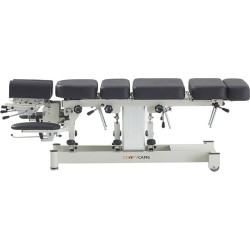 Marquesa Elétrica para Tratamento Quiroprático 4 Secções APPA Cinza