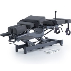 Marquesa Elétrica para Tratamento Quiroprático 2 Motores Alma Cinza