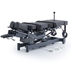 Marquesa Elétrica para Tratamento Quiroprático 2 Motores Alma Cinza