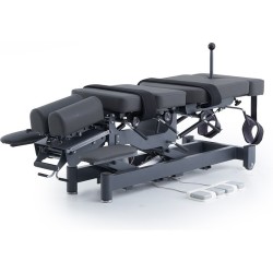 Marquesa Elétrica para Tratamento Quiroprático 2 Motores Alma Cinza